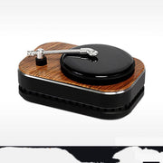 Solar Record Player Rotating Perfume Car Accessories Aromatherapy Decoration