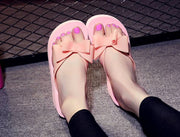 Bowknot flip flops slippers, flip flop slippers, slippers 