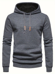 Men's Casual Pullover Hooded Sweatshirt With Kangaroo Pocket Streetwear For Winter Fall