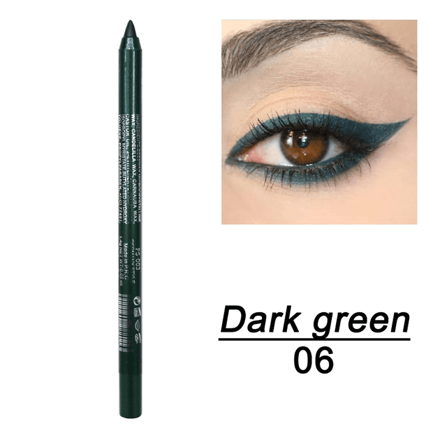 Multi-Colored Metallic Smoky Eyeliner , eyeliner, colored eyeliner