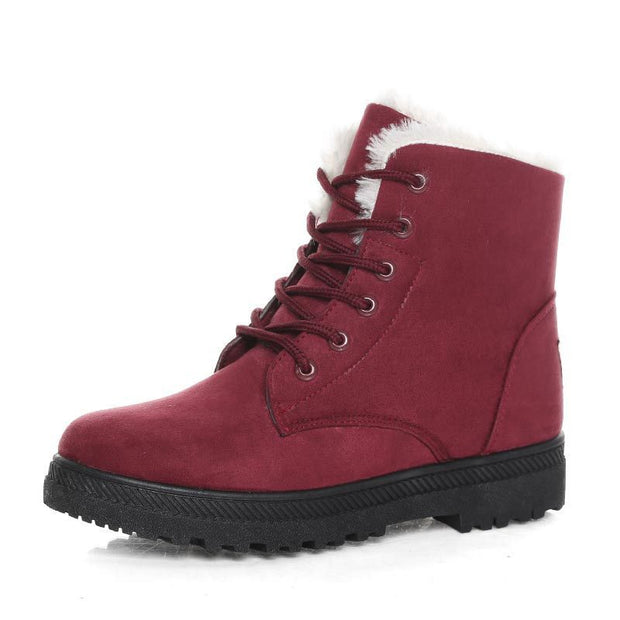 Winter Snow Boots with Warm Plush Ankle Boots for Women Shoes