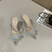  Female Baotou Shoes, transparent shoes, shoes, female shoes